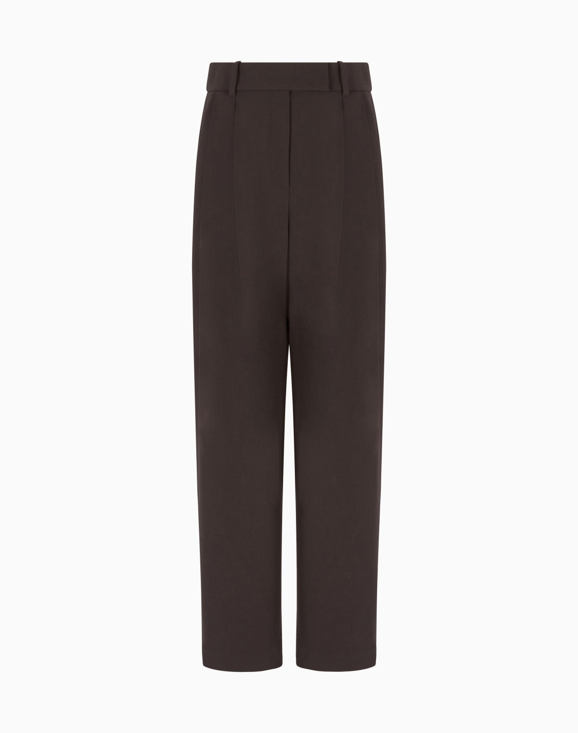 hose-mit-zwei-bundfalten-aus-elastischer-schurwolle-braun--giorgio-armani