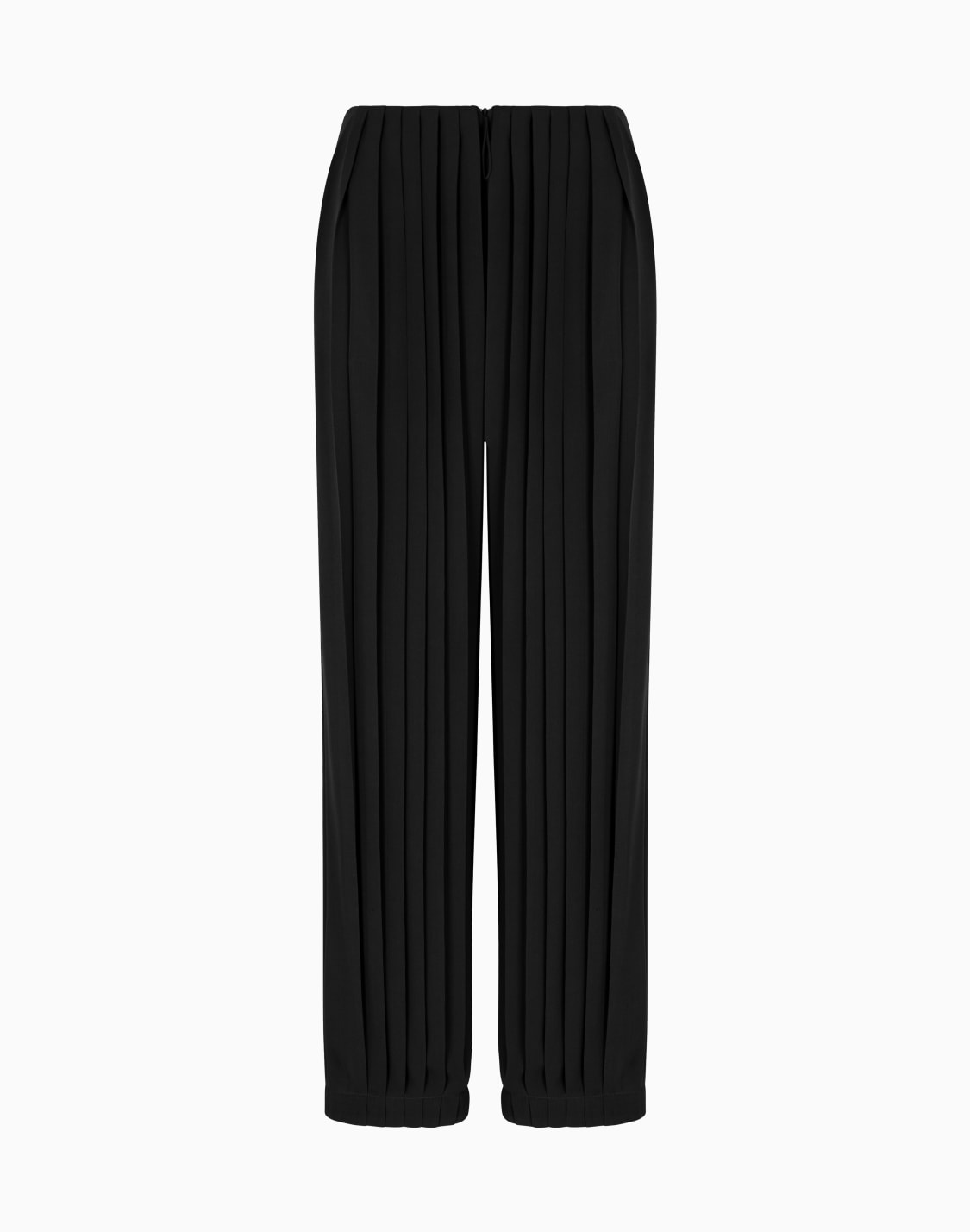 pantalon-en-triple-georgette-de-soie-plisse-asv-noir--giorgio-armani