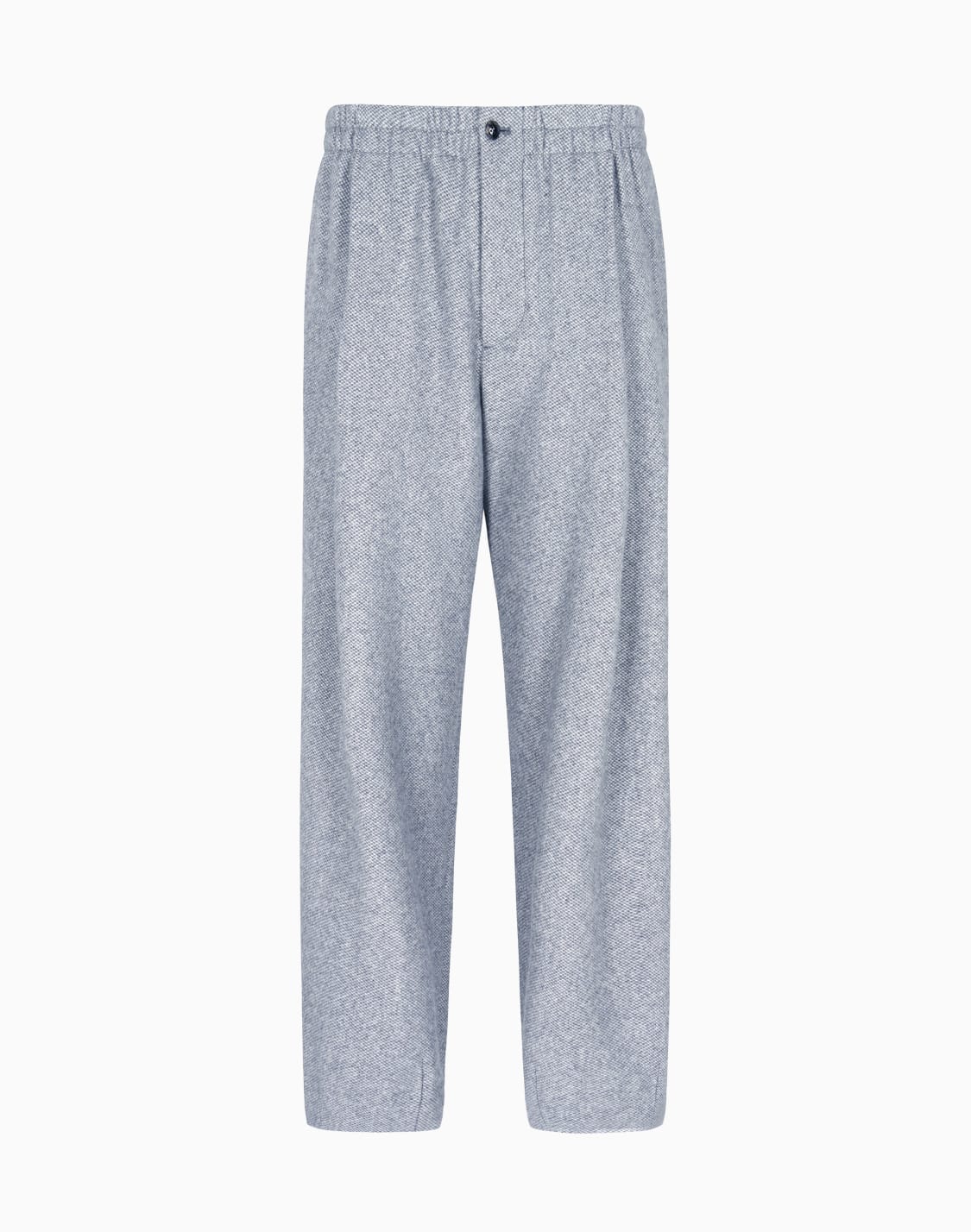 シングルタックパンツ-カシミア-ニット風-グレ--giorgio-armani
