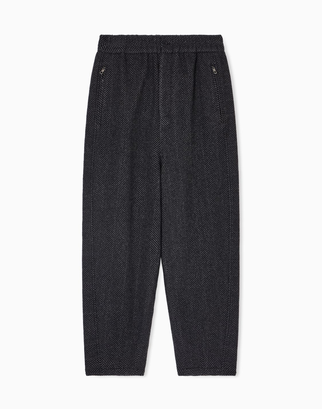 ノタックパンツ-カシミア-シェブロン-ツトン--giorgio-armani