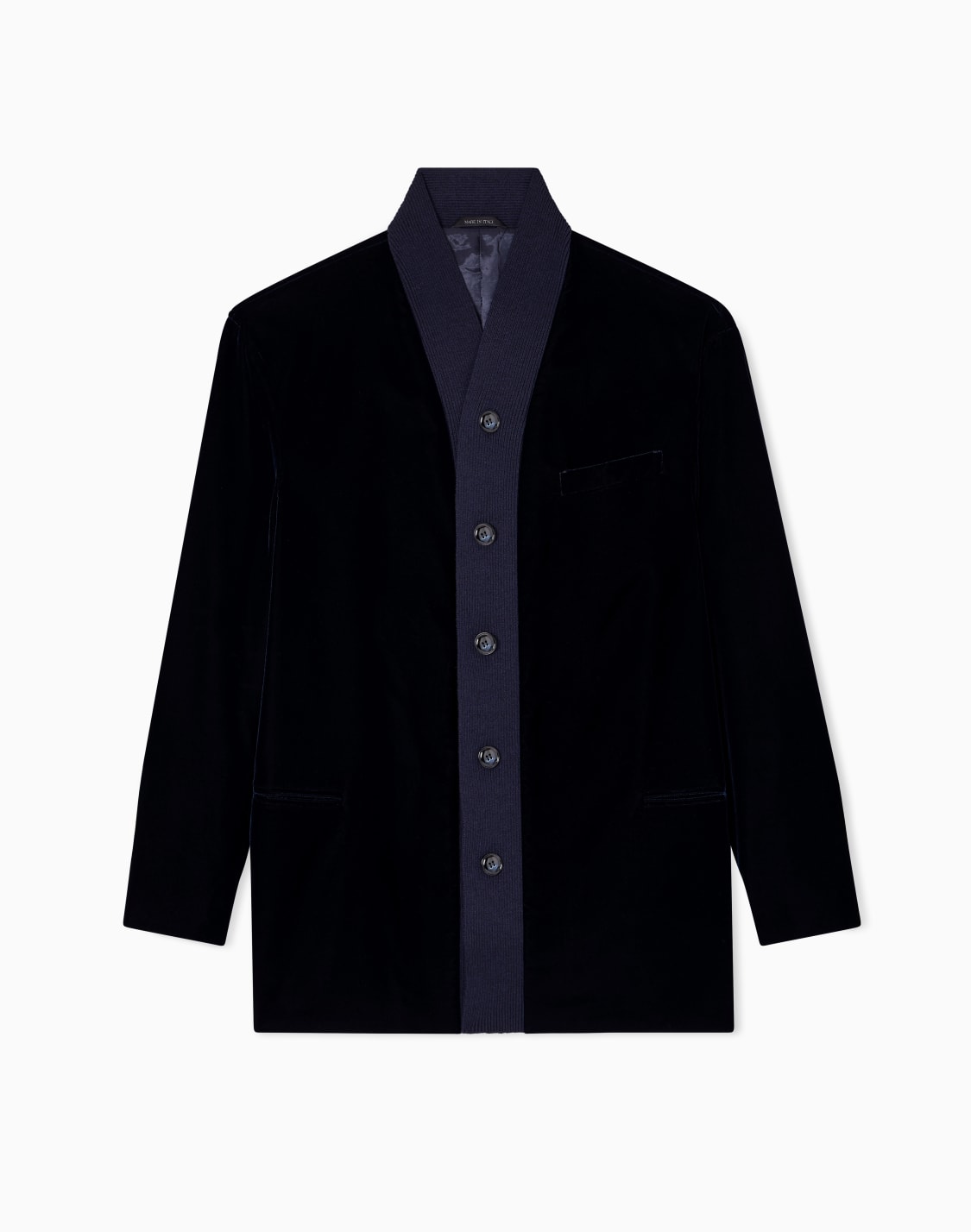 single-breasted-jacket-in-velvet-with-knit-details-navy-blue--giorgio-armani