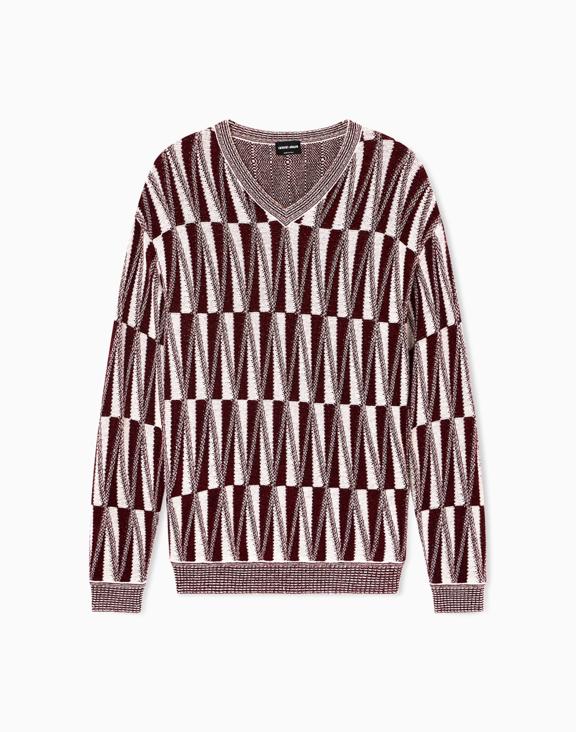 geometric-v-neck-cashmere-blend-sweater-burgundy--giorgio-armani