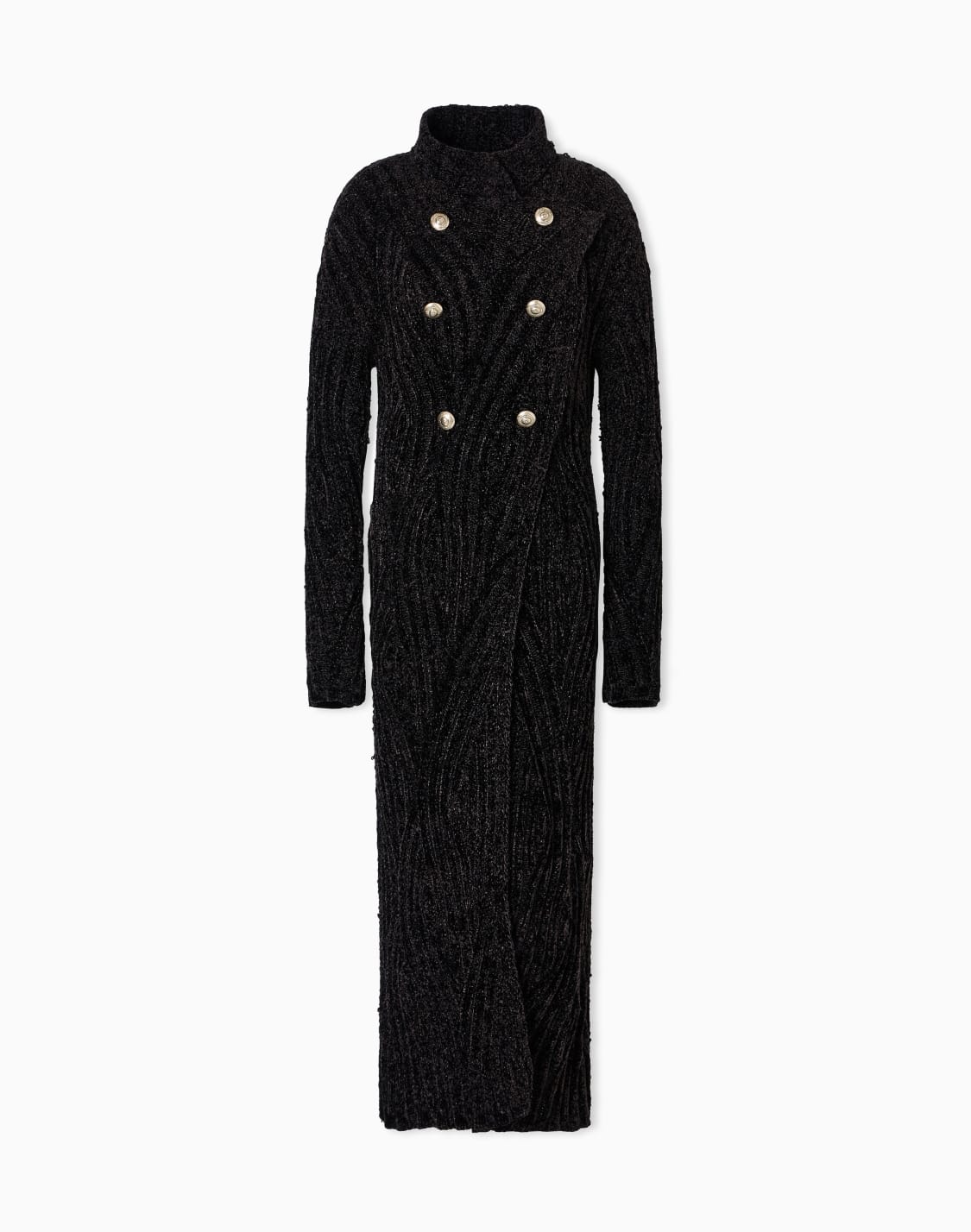 long-viscose-and-wool-knit-cardigan-brown--giorgio-armani