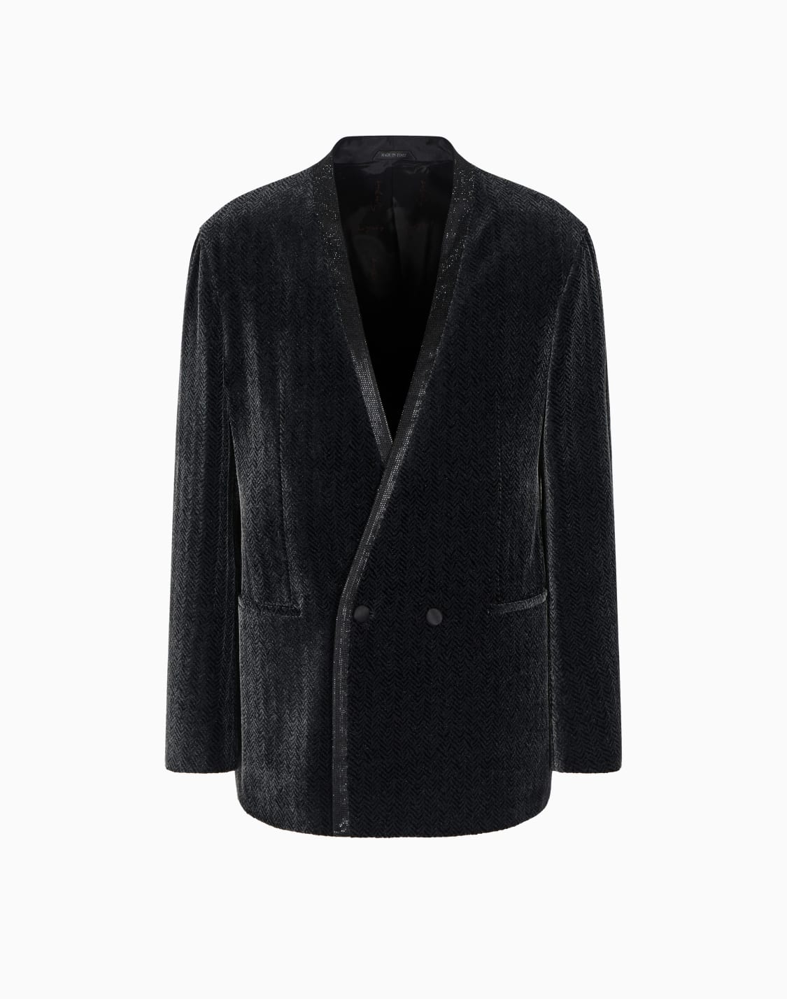 giorgios-giacca-smoking-doppiopetto-in-velluto-stampa-chevron-nero--giorgio-armani