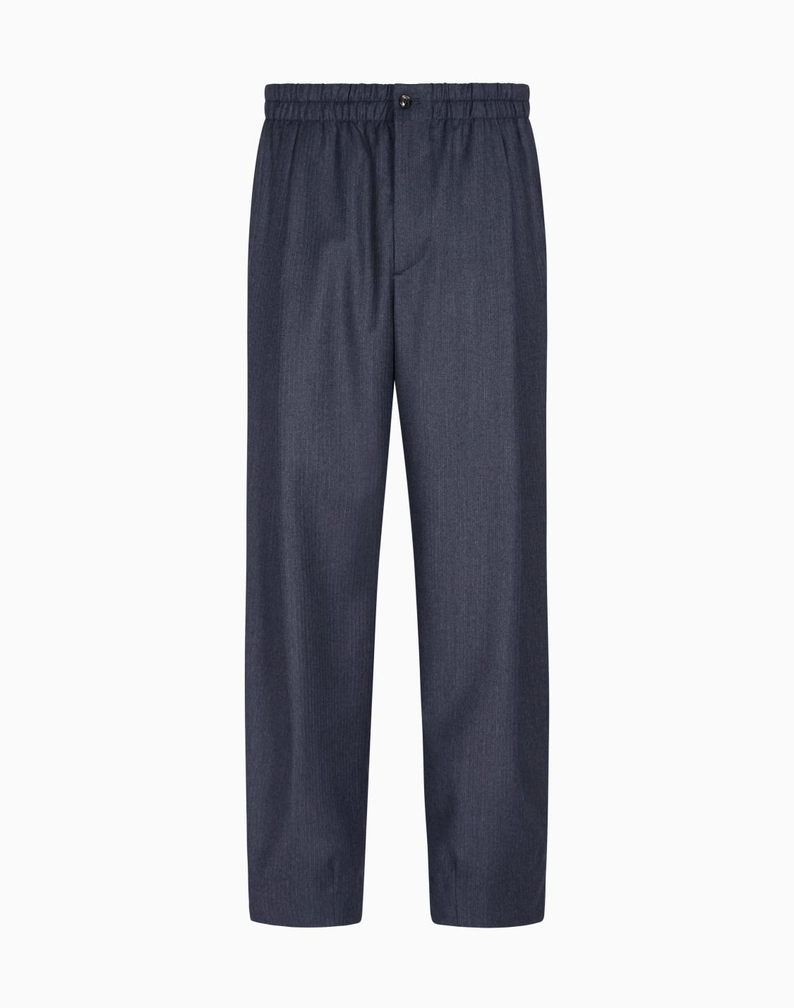 hose-mit-einer-bundfalte-aus-schurwolle-mit-kleinem-fischgratmuster-grau--giorgio-armani