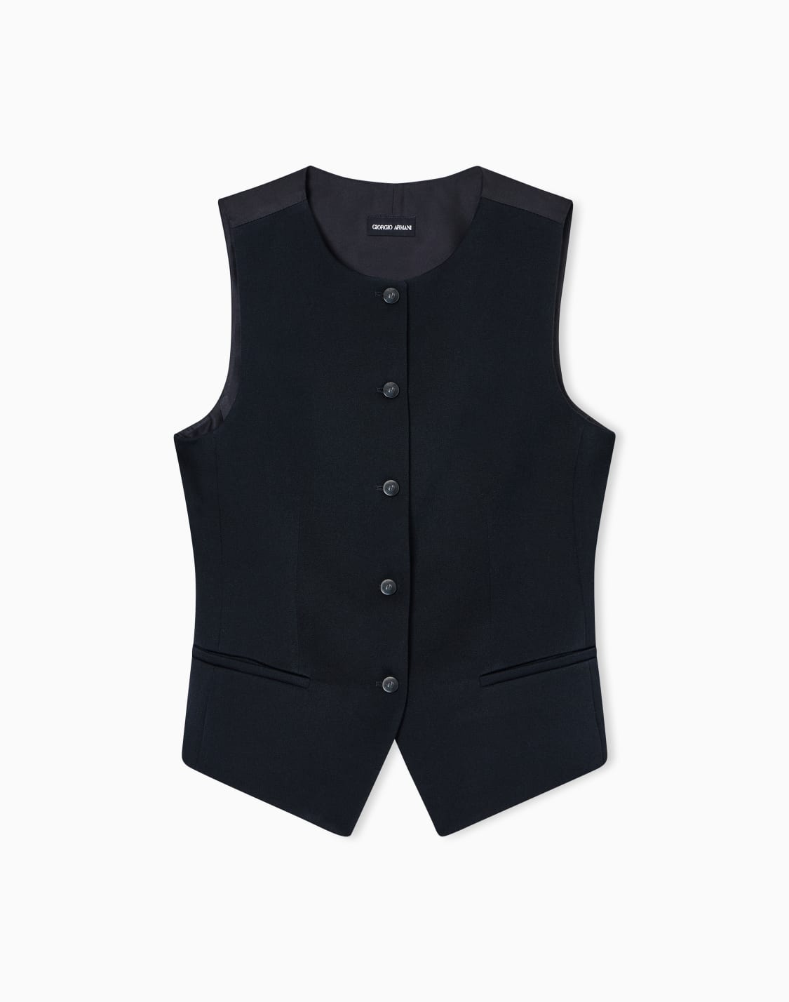 gilet-monopetto-in-lana-nero--giorgio-armani