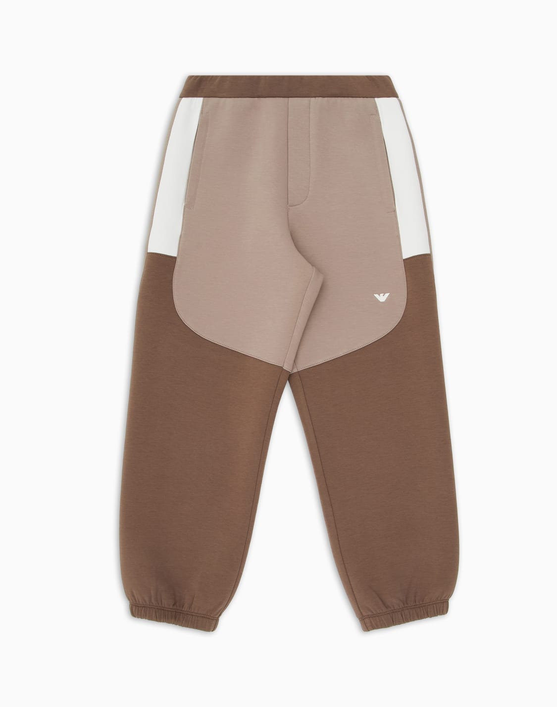 pantaloni-jogger-con-dettagli-color-block-in-double-jersey-asv-beige--emporio-armani