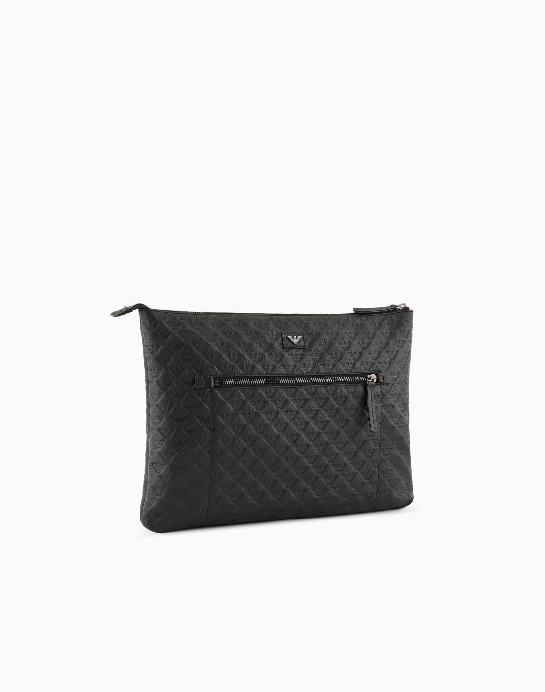 leather-oversized-pouch-with-all-over-embossed-eagle-black--emporio-armani