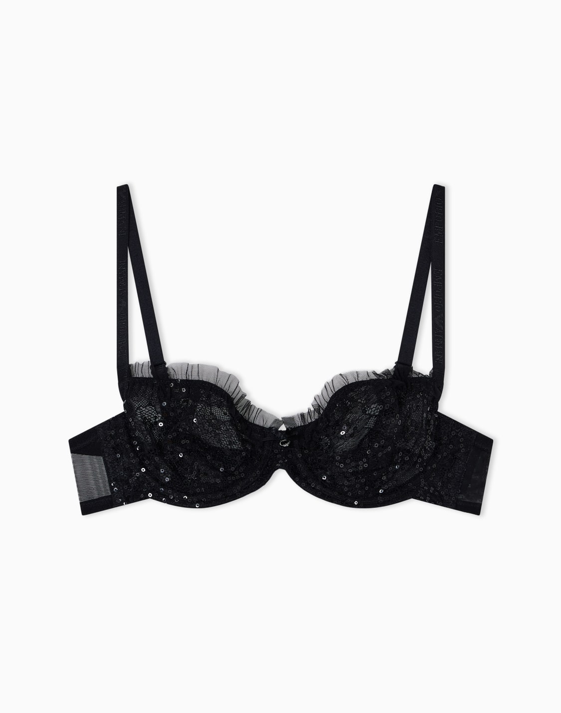 バルコネットブラ-スパンコルレス-ブラック--emporio-armani