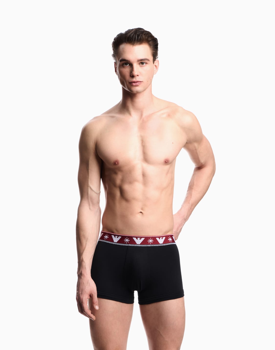 ボクサパンツ2枚セット-ジャジ-ホリデジャカド-レッド--emporio-armani