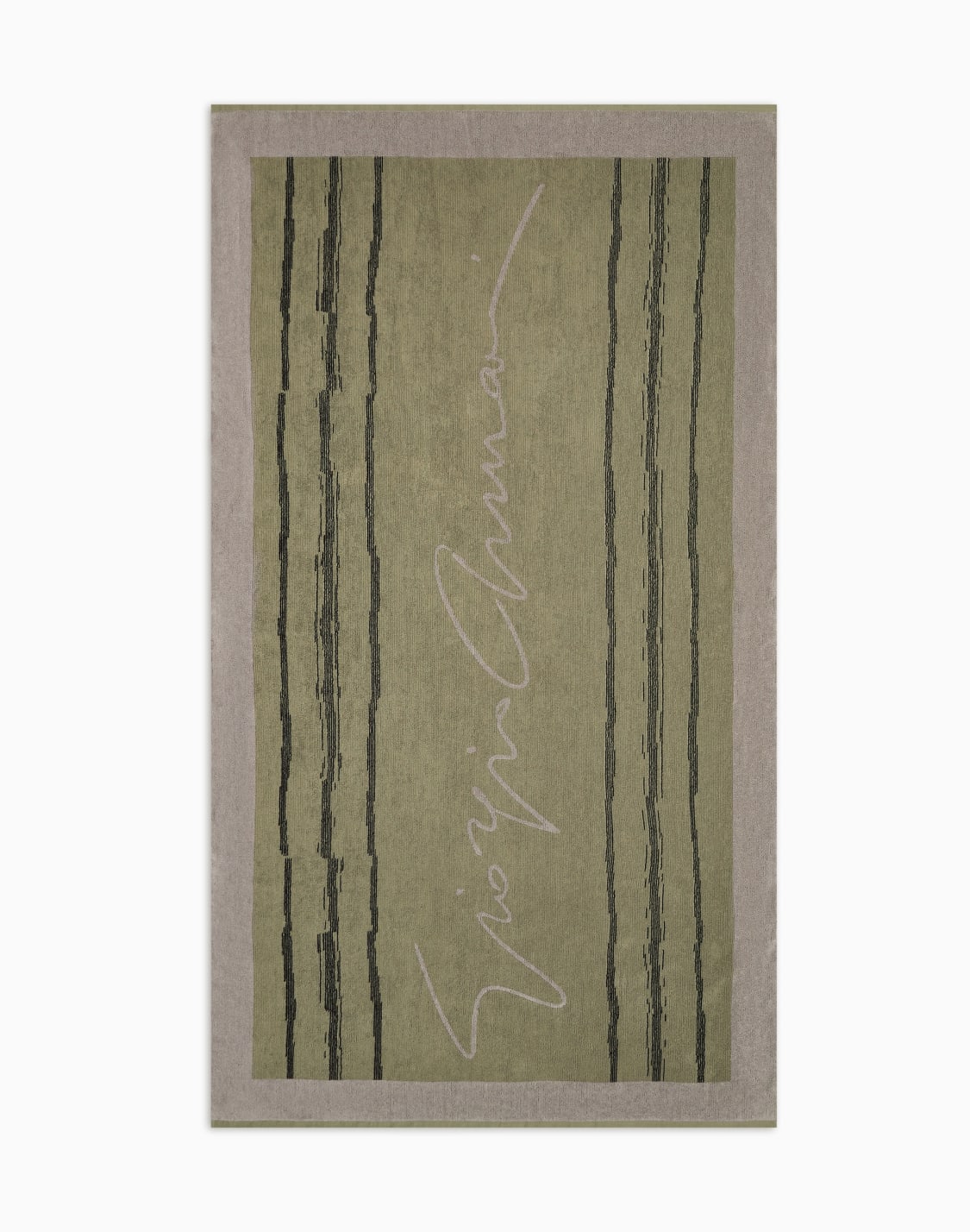 jacquard-cotton-beach-towel-green--giorgio-armani