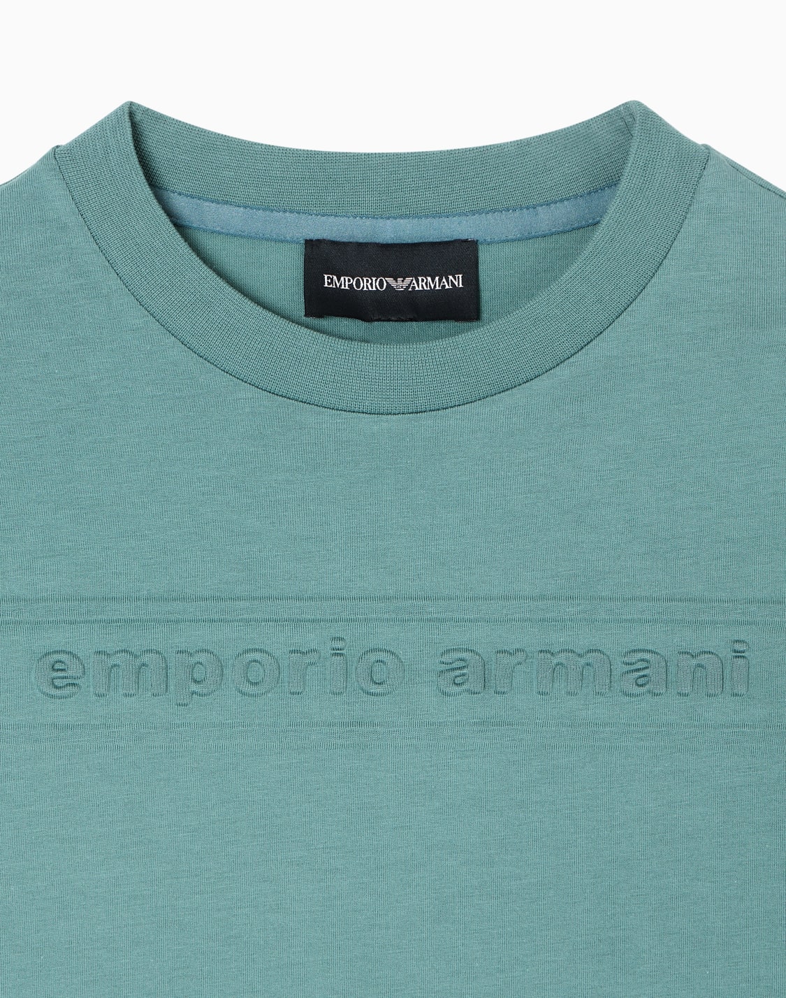 asv-コンフォトフィットtシャツ-ジャジ-エンボスロゴ-グリン--emporio-armani