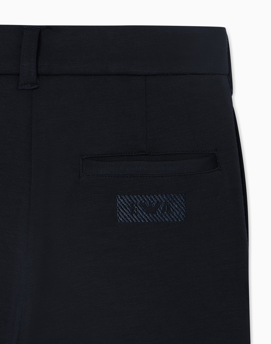 pantaloni-con-pinces-in-double-jersey-blu-navy--emporio-armani