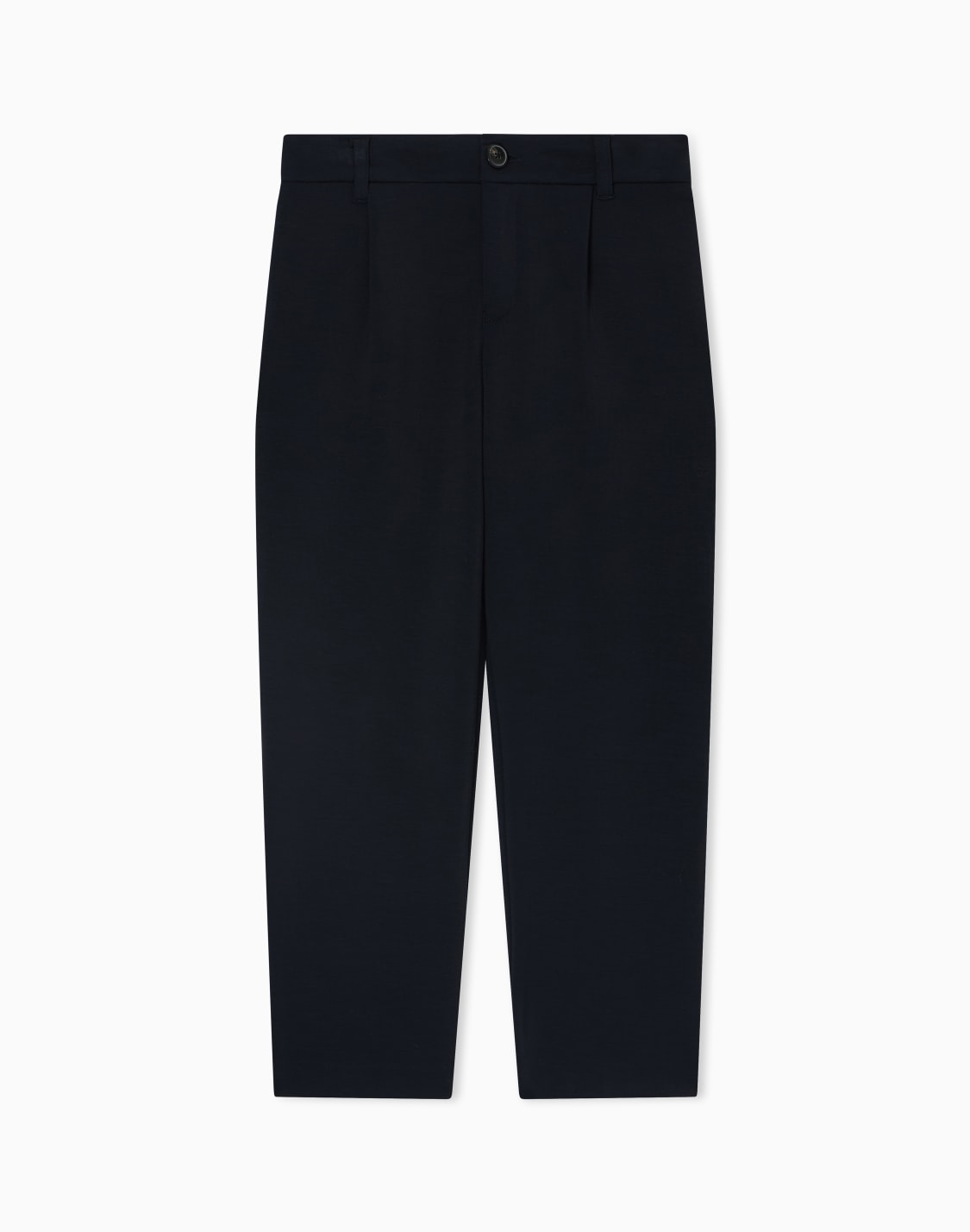 pantaloni-con-pinces-in-double-jersey-blu-navy--emporio-armani