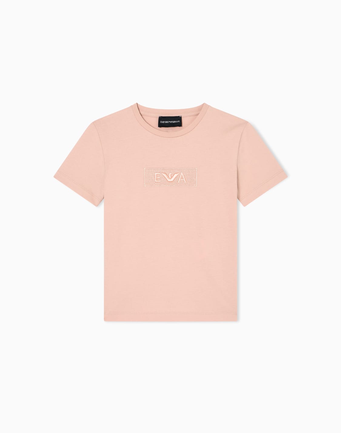 t-shirt-aus-jersey-mit-gesticktem-ea-patch-pink--emporio-armani