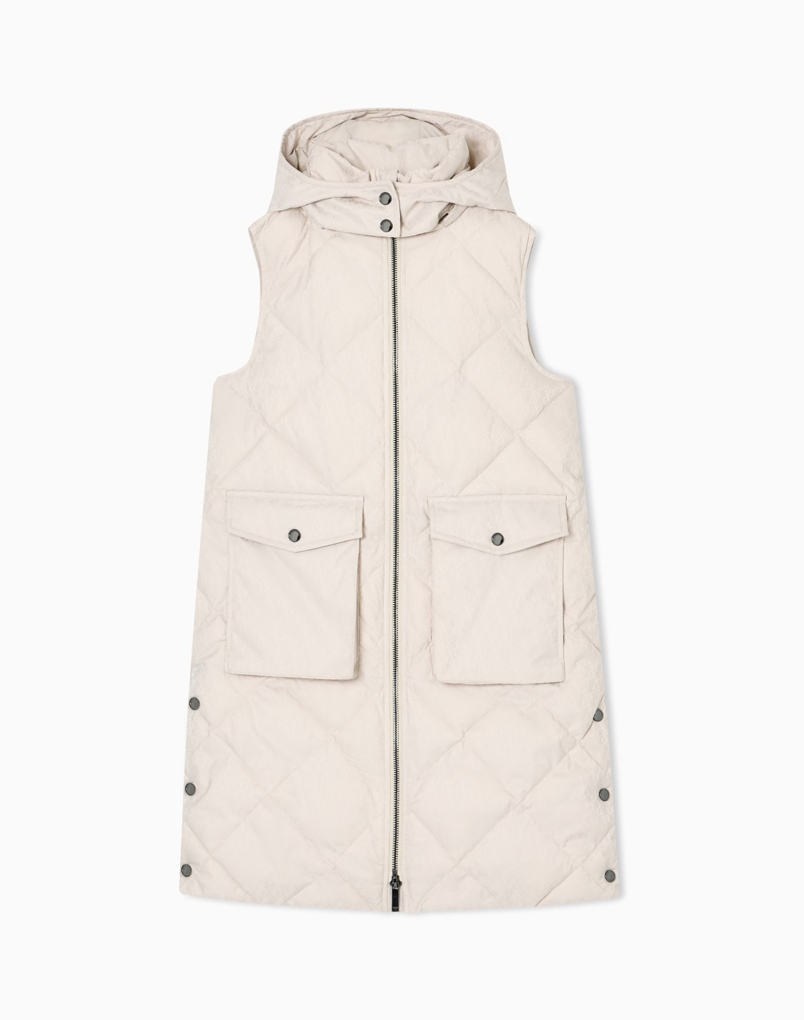 quilted-oversized-sleeveless-nylon-top-with-all-over-jacquard-logo-beige--emporio-armani