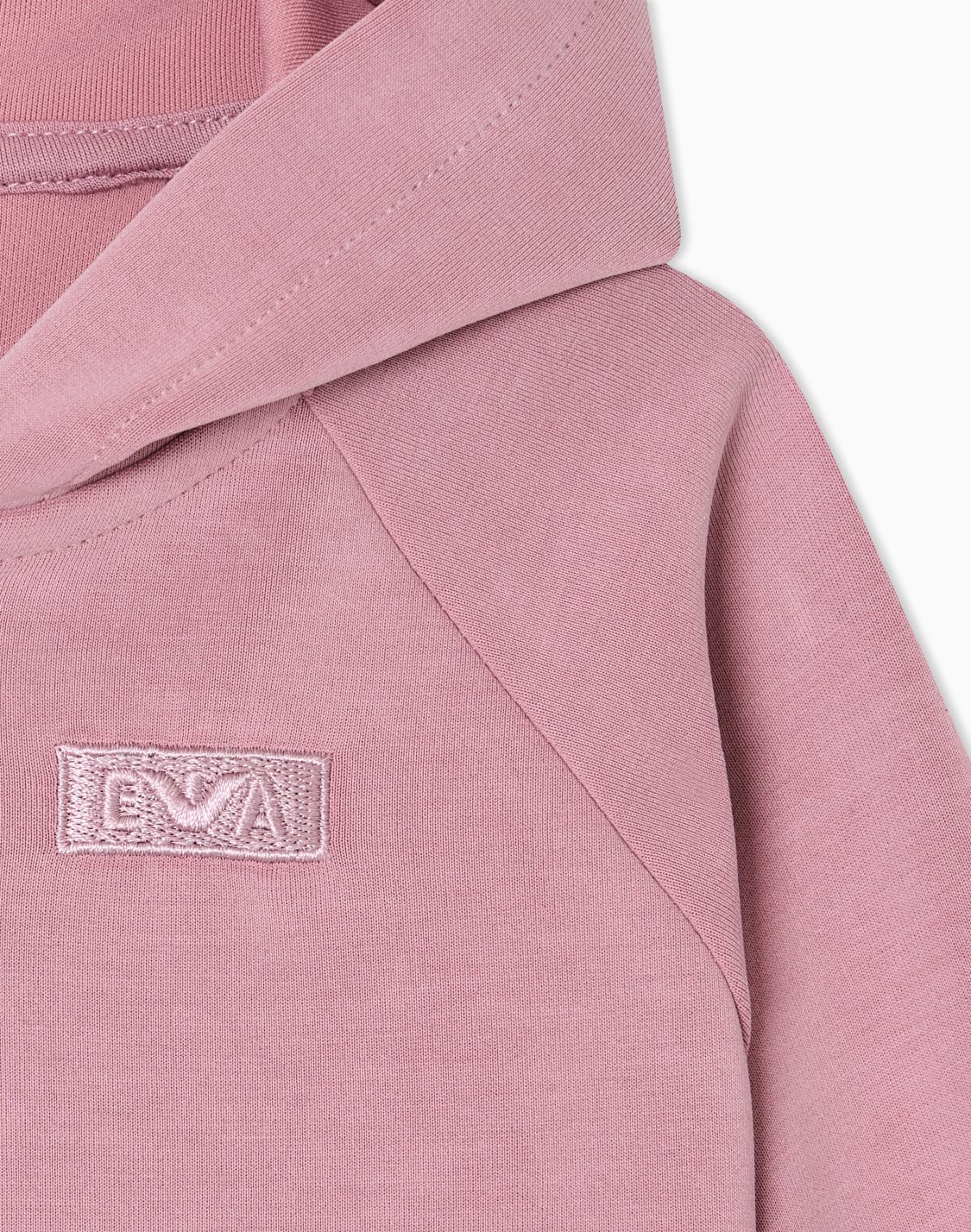 tuta-con-felpa-zip-e-cappuccio-in-cupro-rosa--emporio-armani