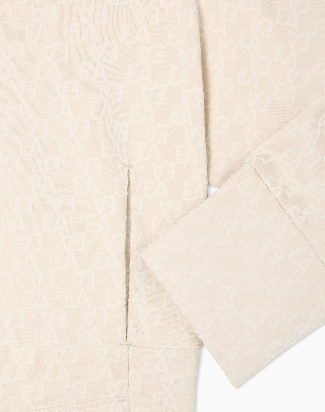 felpa-con-cappuccio-e-zip-in-jersey-interlock-logo-flock-ea-all-over-beige--emporio-armani