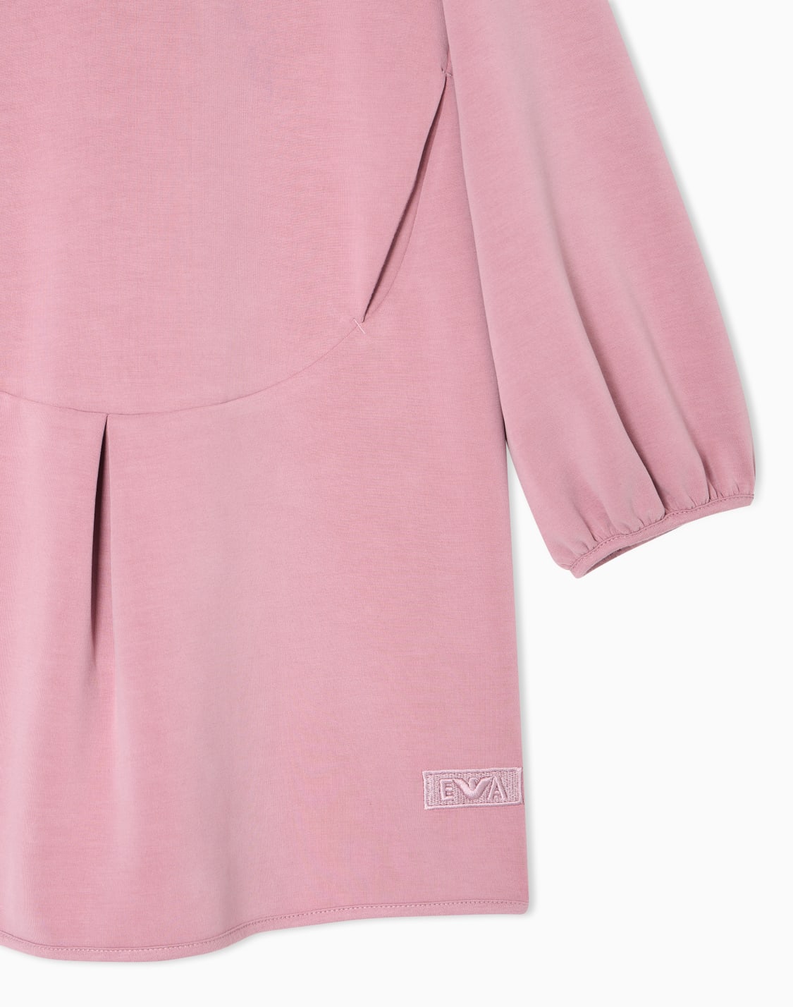 cupro-dress-with-puff-sleeves-pink--emporio-armani