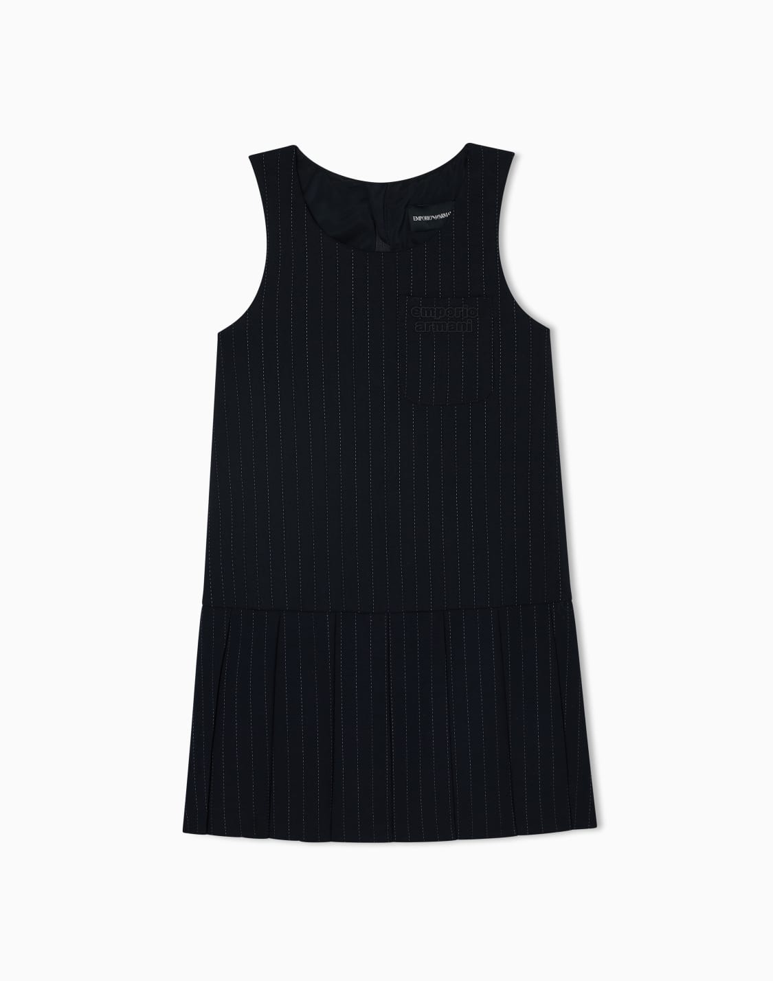 pinstriped-wool-blend-sleeveless-dress-blue--emporio-armani