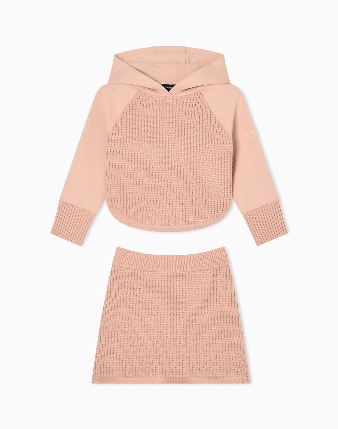 double-jersey-dress-with-knit-details-pink--emporio-armani