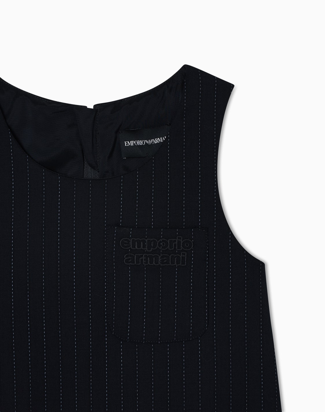 pinstriped-wool-blend-sleeveless-dress-blue--emporio-armani