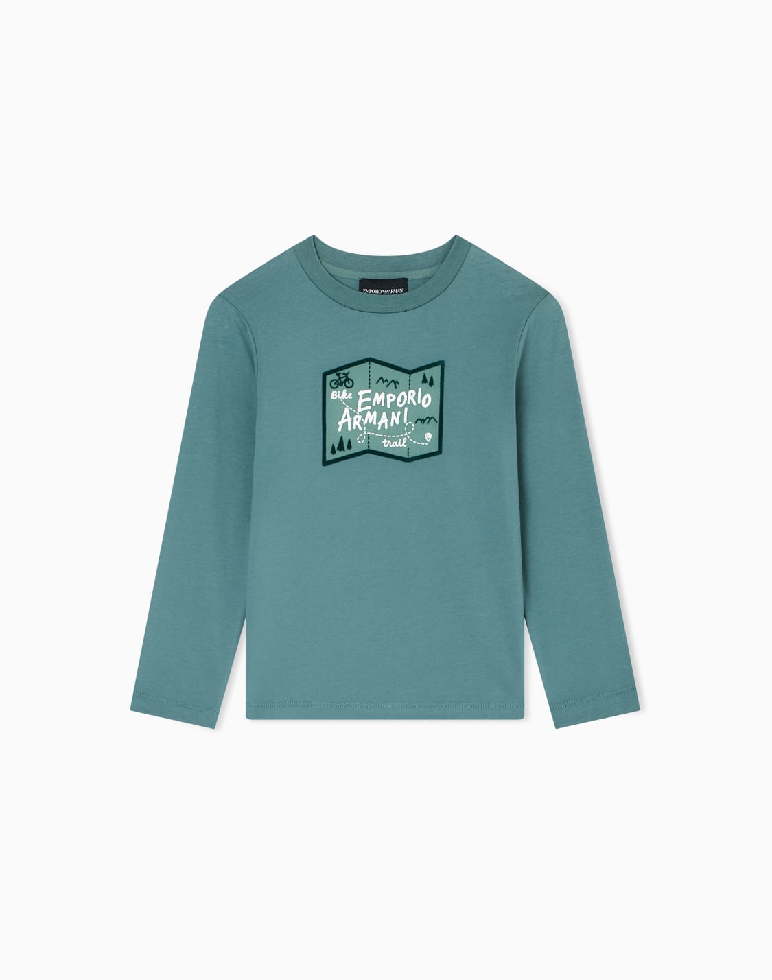 asv-長袖tシャツ-ジャジ-プリント-グリン--emporio-armani