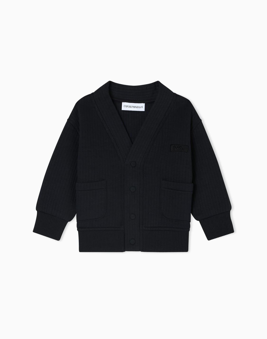 v-neck-cardigan-in-quilted-jersey-navy-blue--emporio-armani