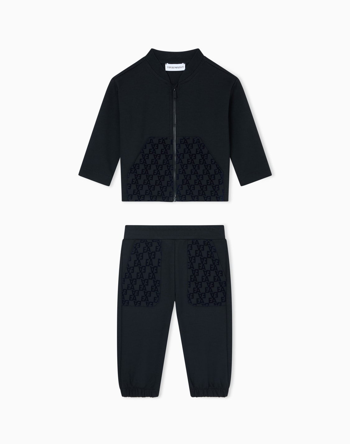 tuta-con-felpa-e-pantaloni-jogger-in-jersey-interlock-logo-flock-ea-blu-navy--emporio-armani