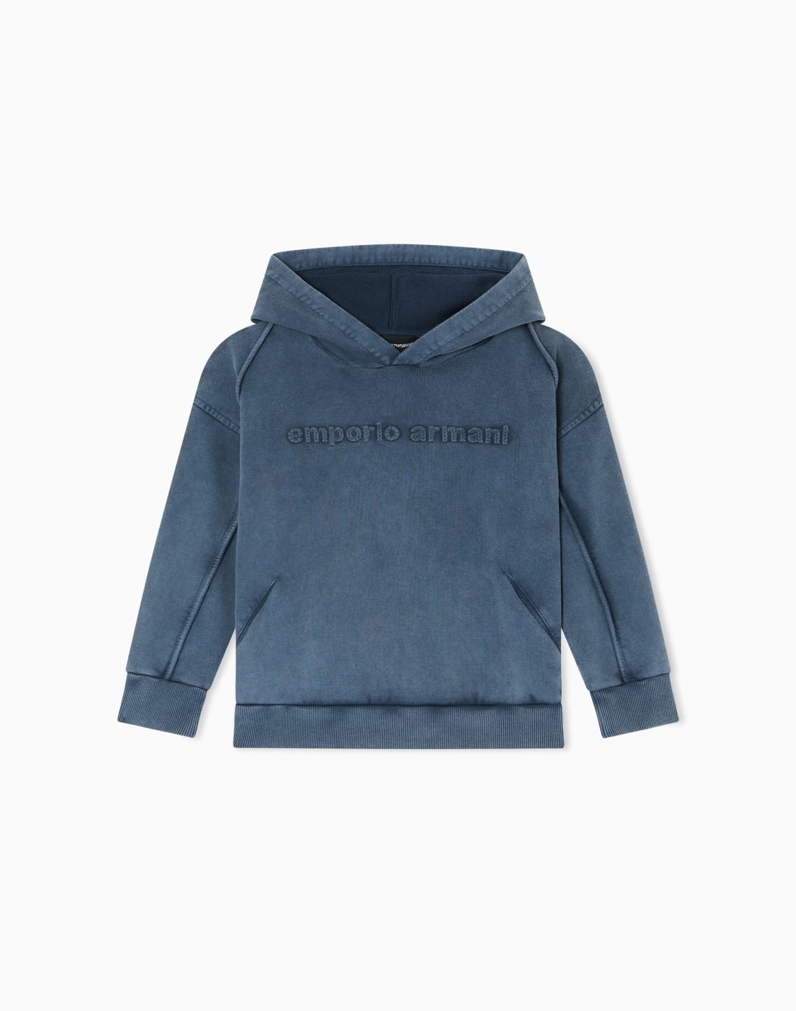 oversized-hooded-sweatshirt-in-garment-dyed-jersey-blue--emporio-armani