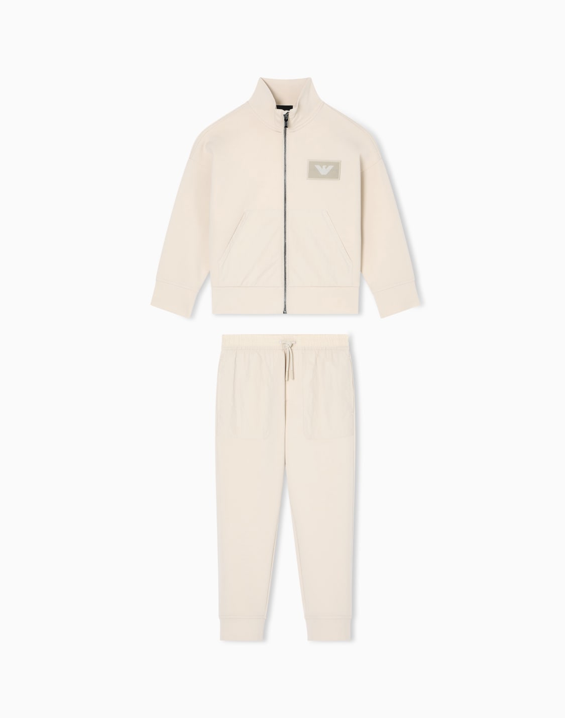 double-jersey-tracksuit-with-logo-patch-beige--emporio-armani