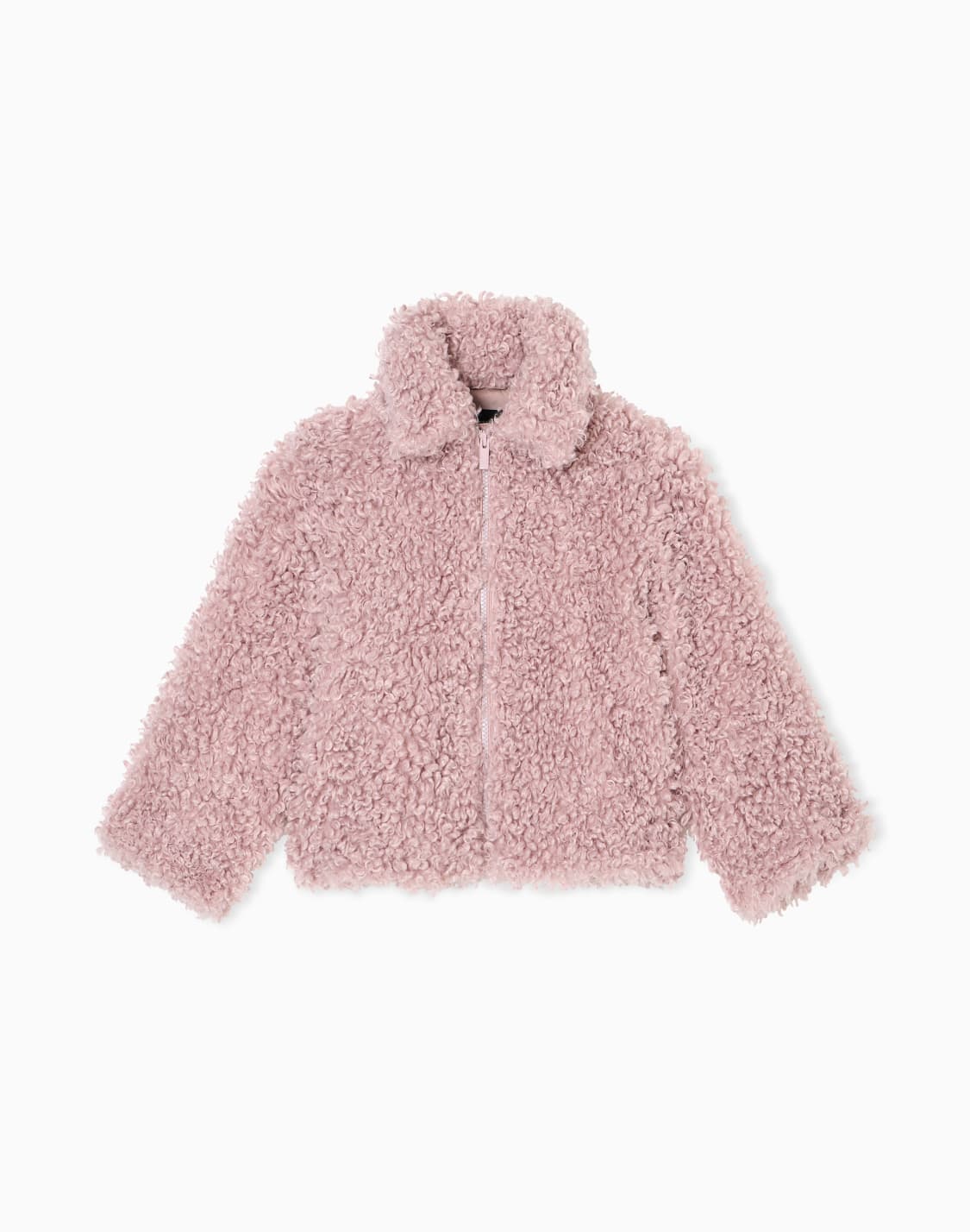 cazadora-en-tejido-efecto-peluche-rosa--emporio-armani