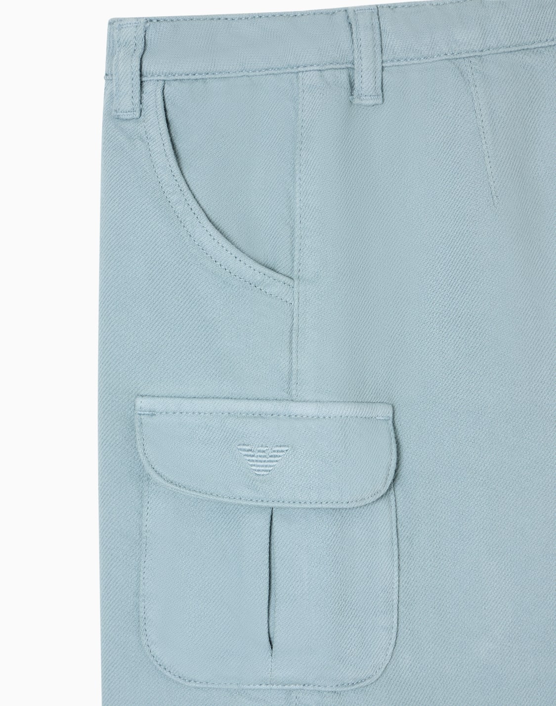 comfortable-wide-leg-cargo-trousers-in-drill-fabric-light-blue--emporio-armani