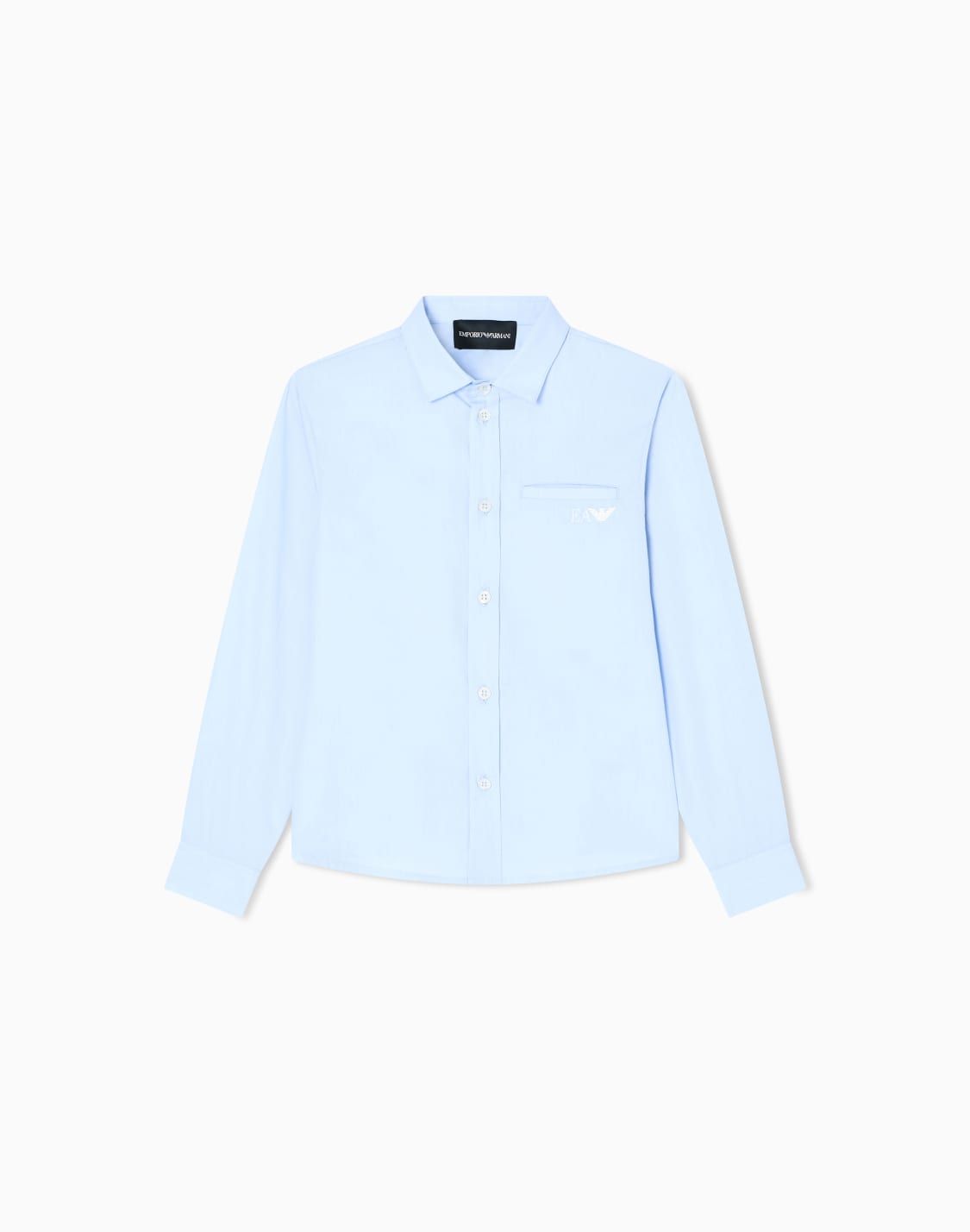 poplin-shirt-with-logo-embroidery-light-blue--emporio-armani