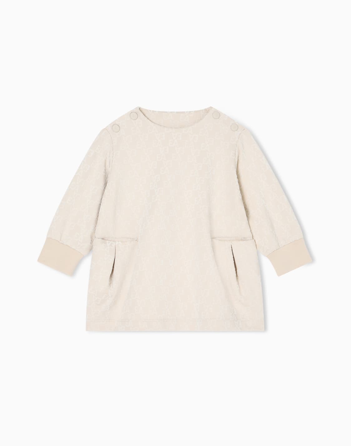 interlock-jersey-dress-with-all-over-flocked-ea-logo-beige--emporio-armani