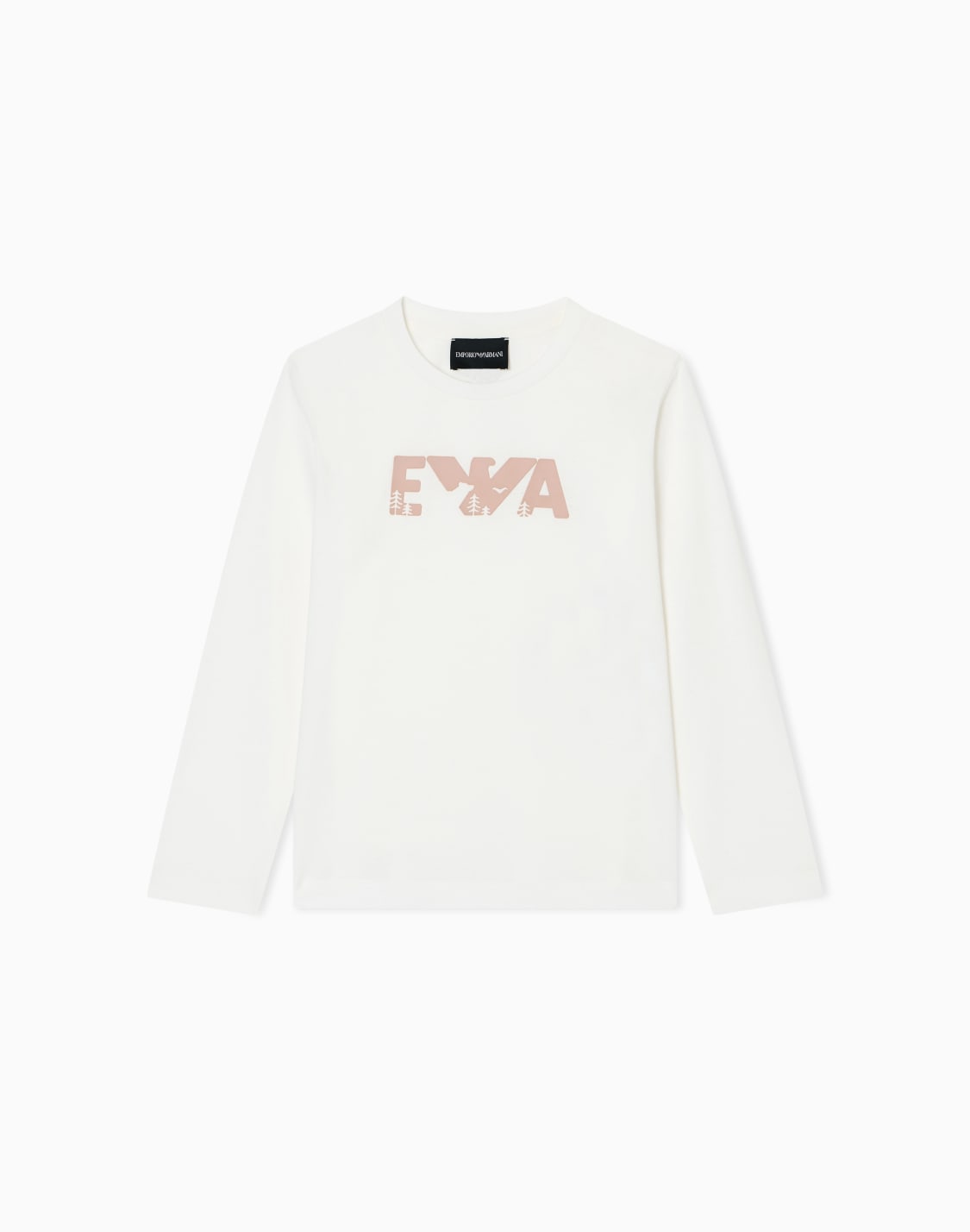 asv-jersey-pullover-mit-gelasertem-geflocktem-ea-logo-wei--emporio-armani
