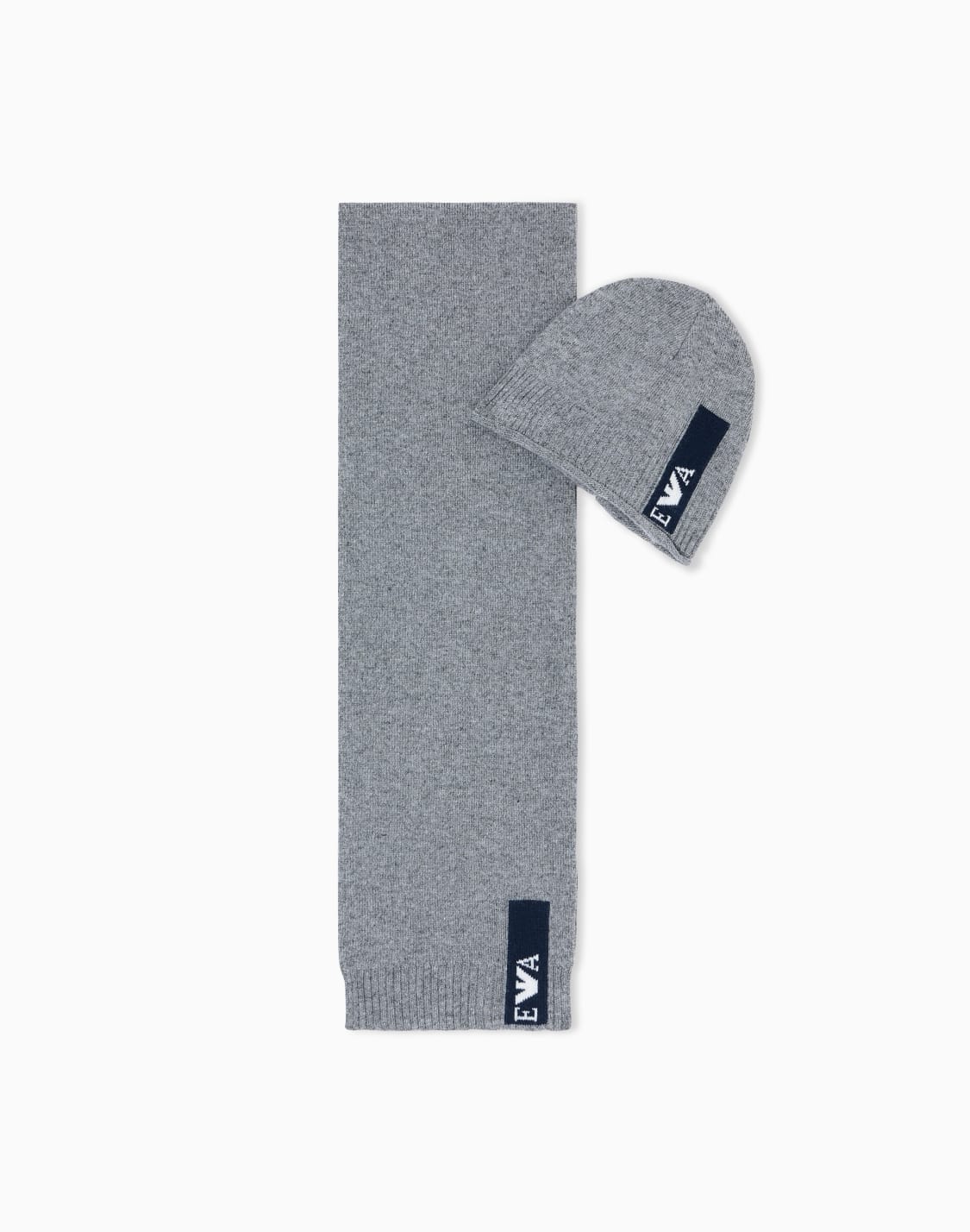 set-berretto-e-sciarpa-in-misto-lana-con-logo-jacquard-grigio--emporio-armani