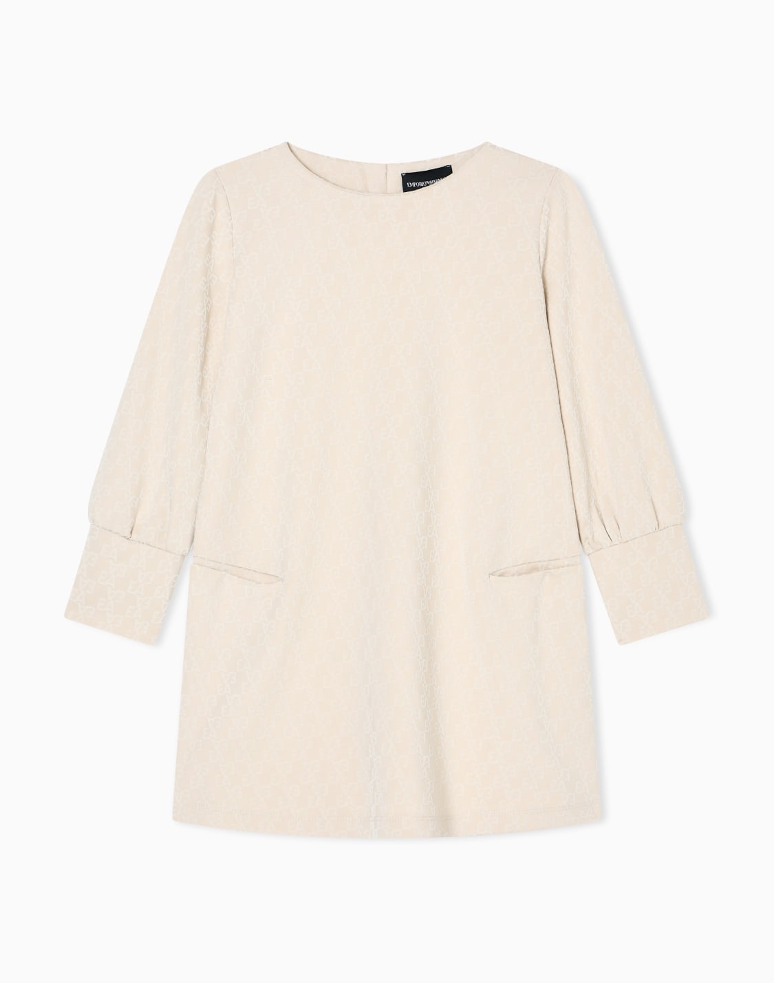 interlock-jersey-dress-with-all-over-flocked-ea-logo-beige--emporio-armani