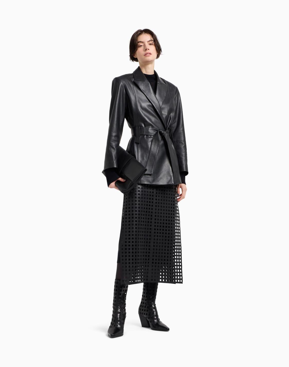 chaqueta-con-cinturn-de-napa-de-cordero-cpsula-polygon-negro--emporio-armani