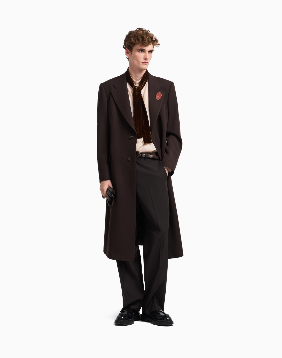 einreihiger-mantel-aus-granit-schurwolle-grau--emporio-armani