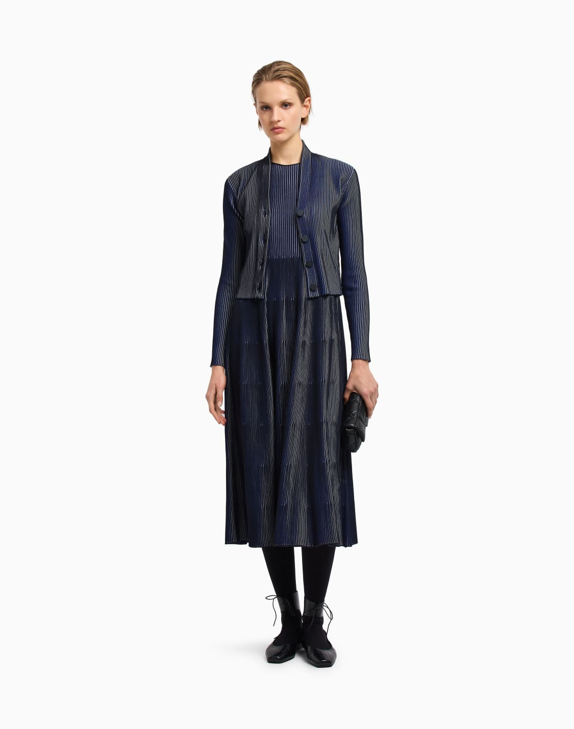 robe-sans-manches-en-tissu-endroit-et-envers-effet-vanis-noir--emporio-armani
