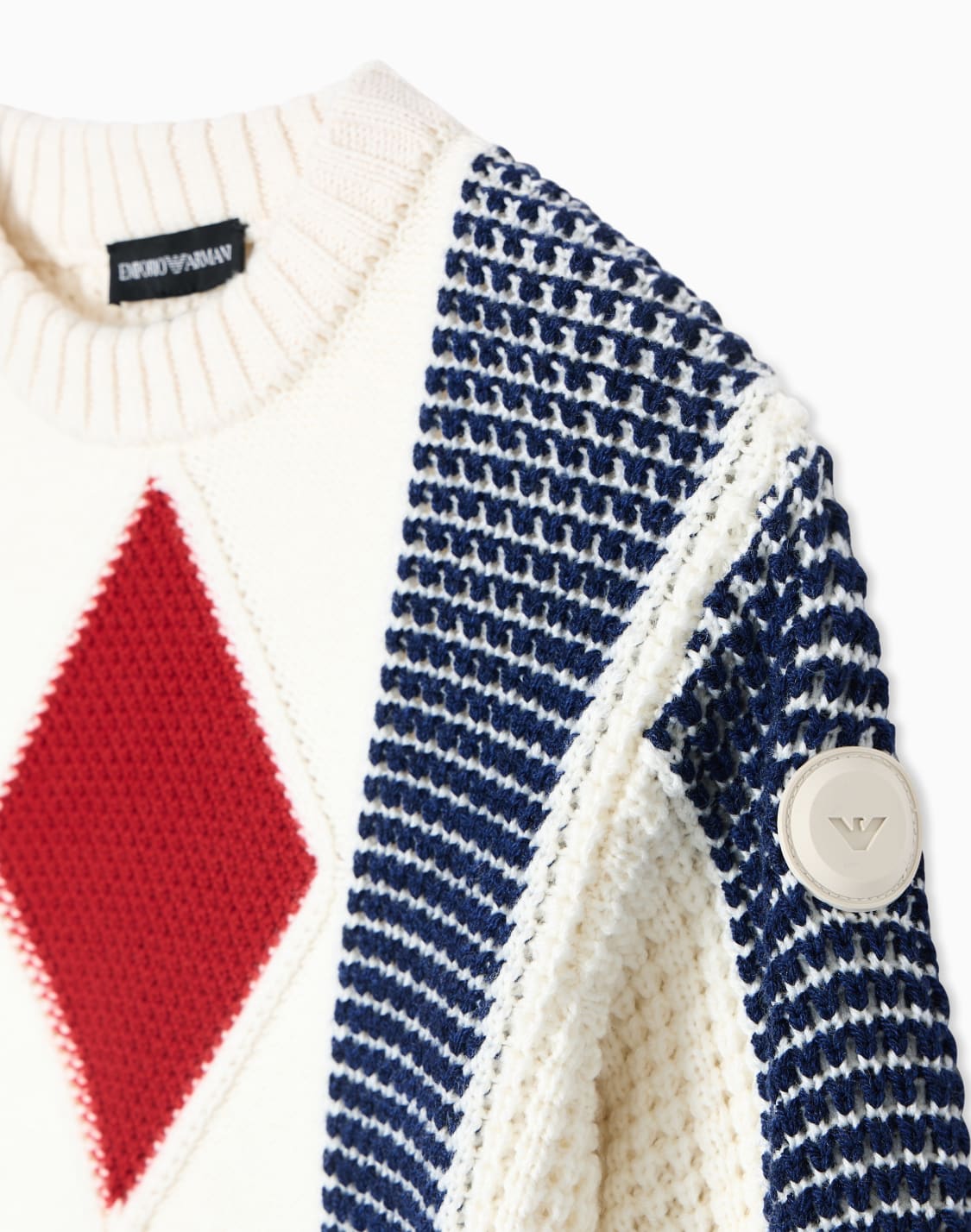 jumper-with-oversized-diamond-motif-in-a-mixed-stitch-knit-blue--emporio-armani