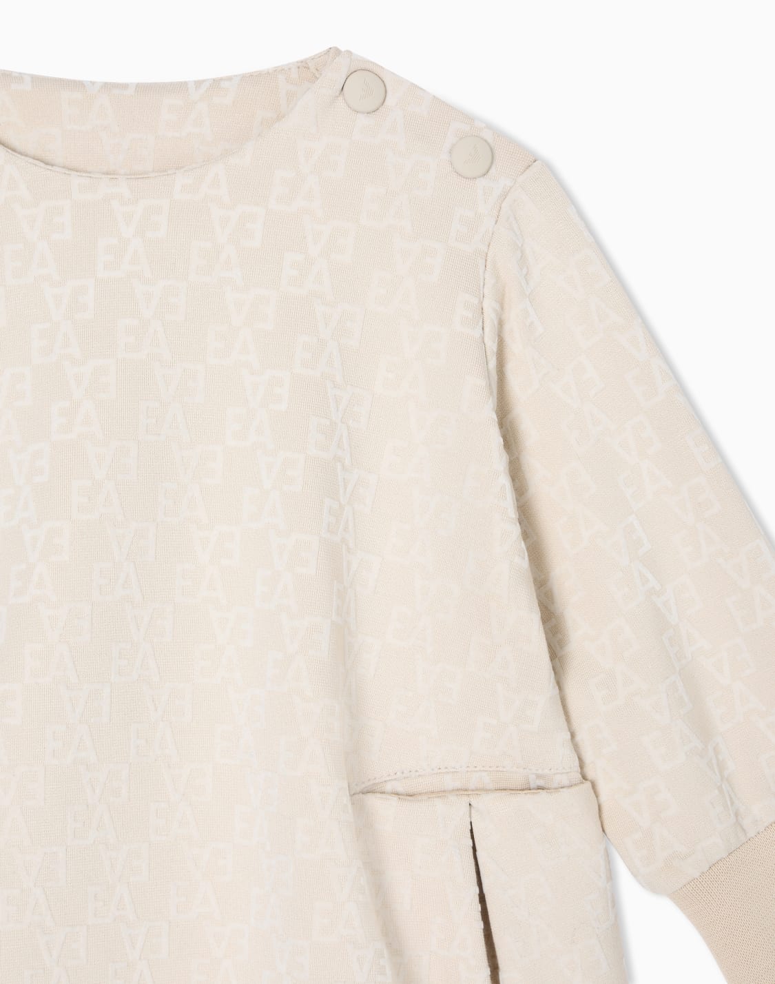 interlock-jersey-dress-with-all-over-flocked-ea-logo-beige--emporio-armani