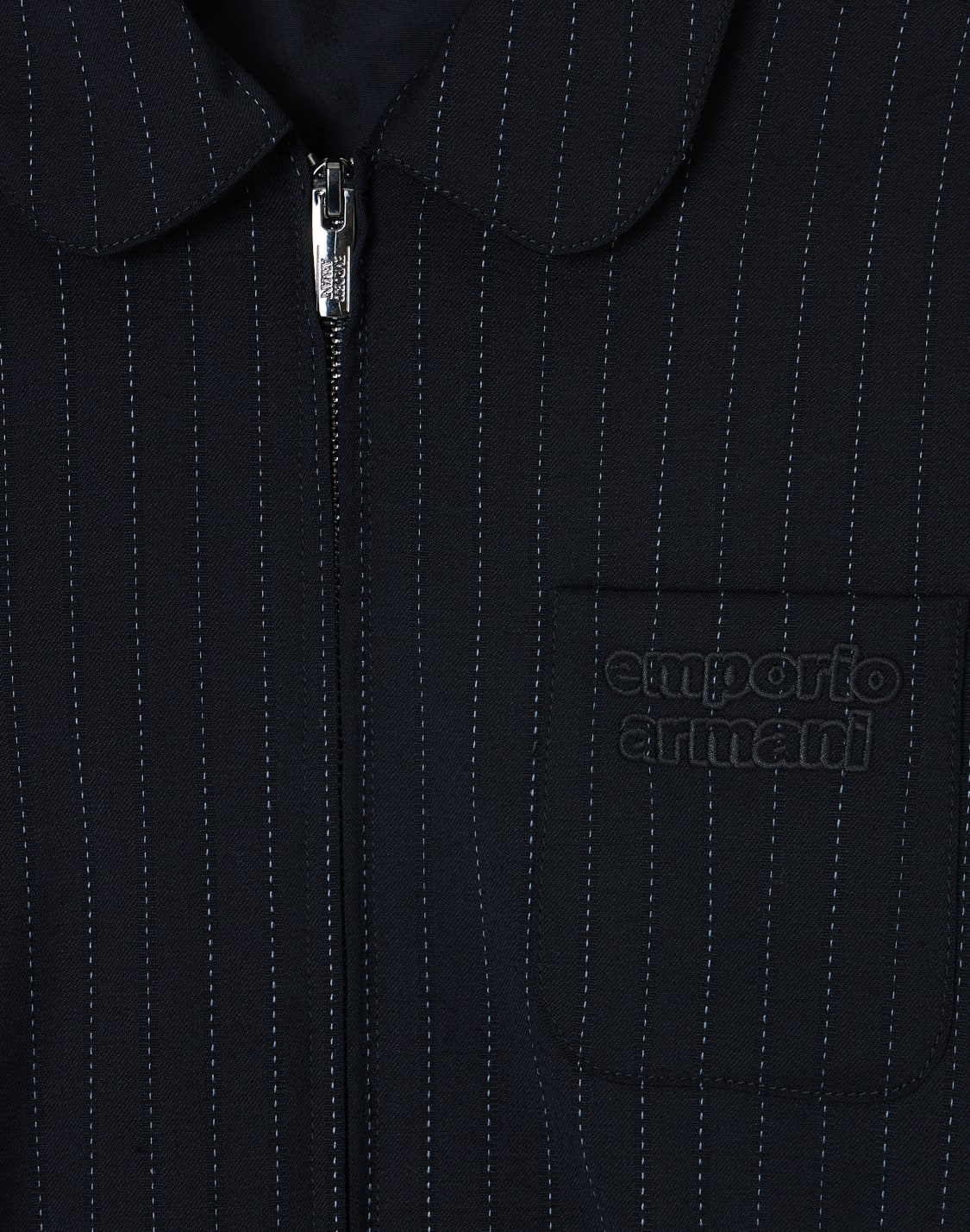 ブルゾン-ピンストライプ-ウル混紡-ブル--emporio-armani