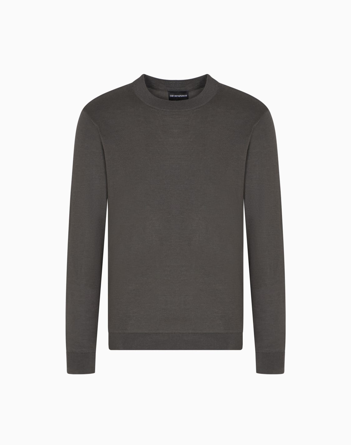 travel-essentials-plain-knit-virgin-wool-jumper-grey--emporio-armani