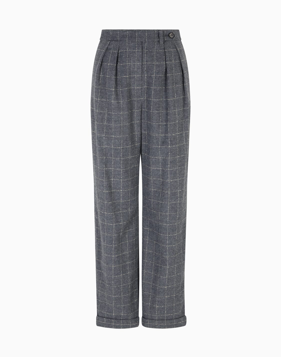 icon-check-motif-flannel-trousers-with-pleats-grey--emporio-armani