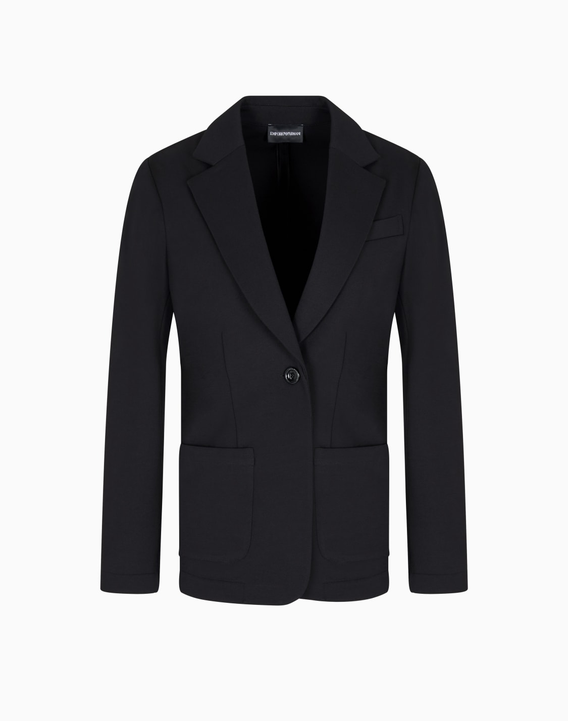 travel-essentials-カプセルコレクション-シングルブレストジャケット-インタロックジャジ-ブラック--emporio-armani