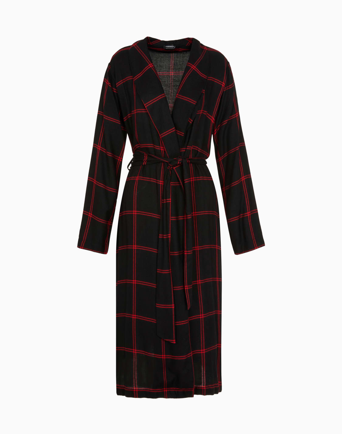 peignoir-en-viscose-motif-carreaux-noir--emporio-armani