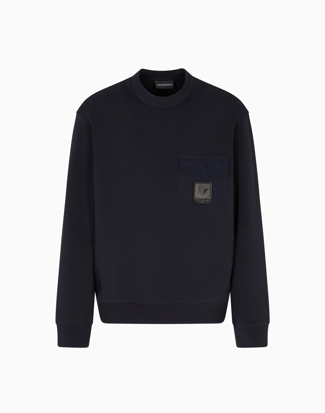 asv-double-jersey-sweatshirt-with-pocket-and-logo-patch-navy-blue--emporio-armani