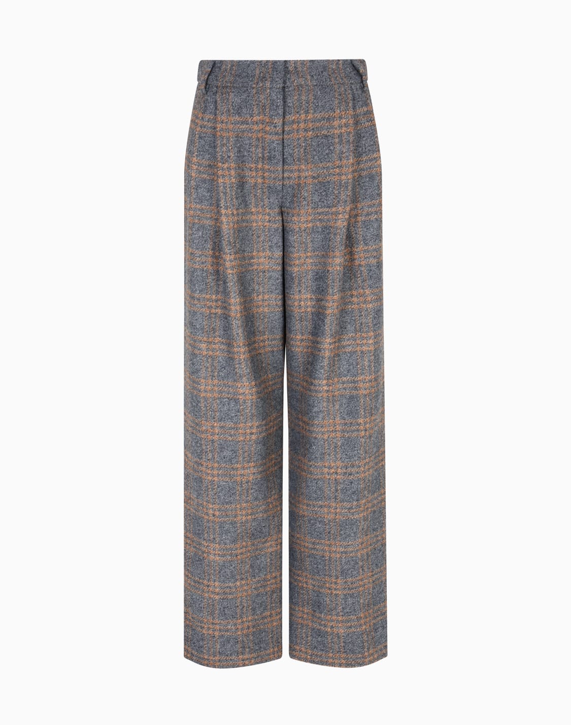 pantaloni-con-pinces-in-misto-lana-vergine-motivo-check-icon-grigio--emporio-armani
